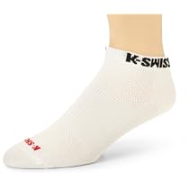 K-SWISS Men's Low-Cut Running Socks