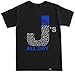 FTD Apparel Men's Blue J's ALL DAY Retro 3 black T shirt