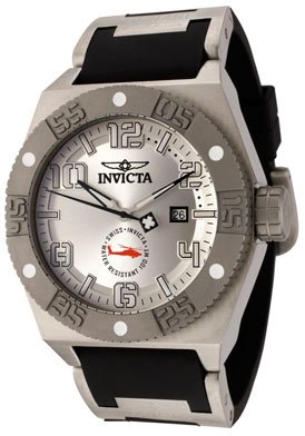 Invicta Men's 0323 I Force Collection Black Polyurethane Watch