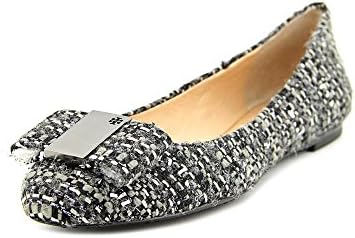 Tory Burch Chase Ballet Womens Size 9 Gray Fabric Ballet Flats Shoes