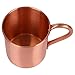 Mugs for Brew Moscow Mule Copper Mug, 15 Ounces of 100% Solid Copper with No Lining