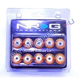 NRG Aluminum (Royal Gold) Fender Washer Kit 10mm 10pcs Set