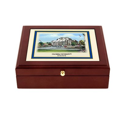 Columbia University Eglomise Mini Desk Box