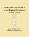 The 2007 Import and Export Market for Vegetable and Fruit Juices Excluding Those Made from Citrus Fruits in Moldova