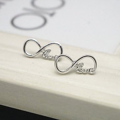 Suravitsell @Sweet Multicolor Alloy Stud Earrings(1 Pair) Silver