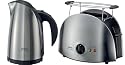 BOSCH PRIVATE COLLECTION 1.7 LITRE JUG KETTLE STAINLESS STEEL (TWK6831) & 2 SLICE STAINLESS STEEL TOASTER (TAT6901) COMBINATION SET