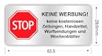 peha� Briefkasten Aufkleber "STOP KEI...