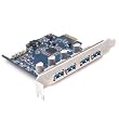 GMYLE (TM) PCI-Express 4 Ports USB 3.0 With 4-Pin Molex Power NEC D0720201 Chipset Control Card Adapter