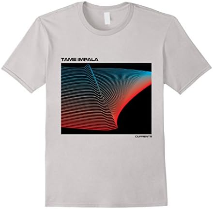 Men's        TAME IMPALA CURRENTS t-shirt Medium Silver