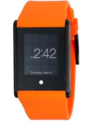 Phosphor Unisex TT01 Touch Time Digital Display Quartz Orange Watch