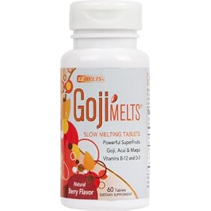 EZ Melts GojiMelts, 60 tablets Bottle