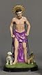 Luciana Collection - Statue - Saint Lazarus - Poly Resin Statues on Dark Base - 5in.