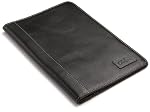 Cole Haan Hand-Stained Pebble Grain Leather Cover for 2nd Generation Kindle with Hinge,Black 