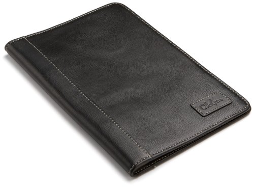 Cole Haan Hand-Stained Pebble Grain Leather Kindle Cover with Hinge (Fits 6 Display, Latest Generation Kindle), Black
