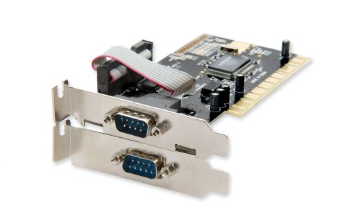 SYBA SD-LP-MCS2S Low Profile PCI Dual DB9 Serial Card with Moschip MCS9835