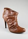 Ruched Pointed Toe Bootie