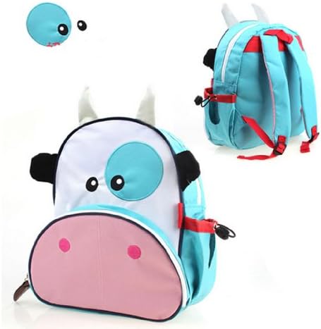 ZETE'S Animal Toddler Backpack Kindergarten Kids Baby Children School Bag Backpacks (Dairy cow)