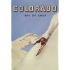 COLORADO TOPS THE NATION SKI SKIING WINTER SPORTS LARGE VINTAGE POSTER REPRO