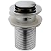 CHROME BASIN SINK TAP PUSH POP UP CLICKCLACK WASTE