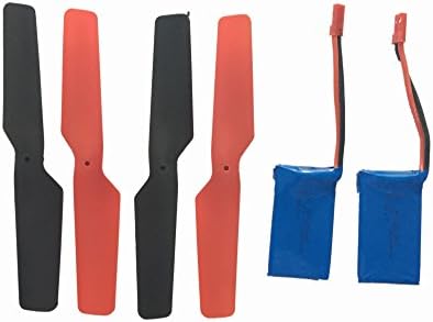WLtoys 4pcs Propellers &amp; 2pcs Original Battery Spare Parts for Wltoys Jjrc V686 V686k V686g FPV Rc Quadcopter