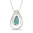 16" Necklace with Ancient Roman Glass and Cut Out Design Pendant