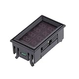 【ノーブランド 品】 自動車用 　デジタル電圧計　電流計ゲージ　　デジタルLEDアンプ電圧計 - 10A