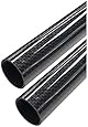 ARRIS&reg; 3K Roll Wrapped 100% Pure Carbon Fiber Tube 23mm*25mm*500mm(2PCS) Glossy Surface