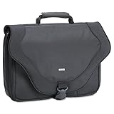 SOLO 17 Inch Laptop Messenger Bag Polytwist 18 X 13 X 4 Black Shoulder Stra ....