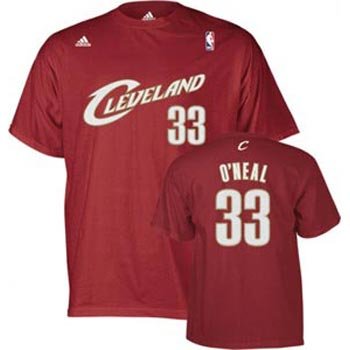 Shaquille ONeal Adidas Cavaliers NBA Player T-Shirt - XXL