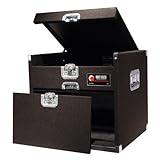 Odyssey CXG906 Carpeted Combo Rack With Recessed Hardware: 9u Top, 6u Bottom