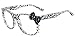 FancyG® Cute Fashion Glass Frame Eyewear with Bow Tie Cat Eyes Whiskers NO LENS