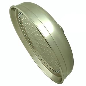 Satin Nickel Raindrop 10” Showerhead