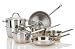 Ethos Saucepan Set, Copper Based, Stainless Steel, 7 Piece