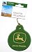 John Deere Ceramic Ornament, John Deere, 2 7/8 Inches Round (1 Each)