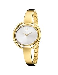 Calvin Klein Womens Impetuous K4F2N516 Gold Stainless Steel Analog Watch
