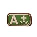 3D Blutgruppenpatch A Pos multicam