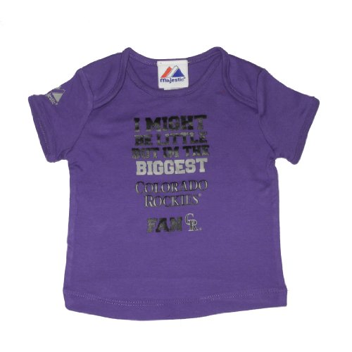 Infant / Baby MLB Colorado Rockies My First Tee T-Shirt - Purple (Size: 18)