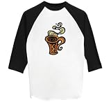 Coffee - Raglan 3/4 Sleeve T-Shirt