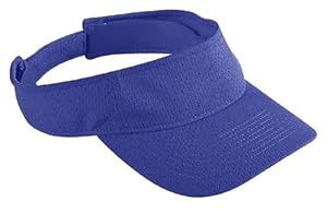 Augusta Sportswear Youth Athletic Mesh Visor, PURPLE, One Size