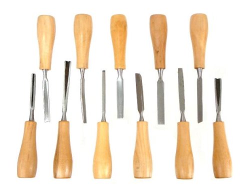 Buy 11-Piece Hand-Ground Wood Carving Chisel Set – Hardwood Handles