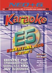 Chartbuster NEO+G Essential 450 Volume 5 for RSQ NEO DVD CDG CD Players 450 Tracks of Country POP Standards Oldies Gospel R&B Rock Jazz and Bluegrass