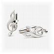 Treble Clef Cufflinks