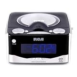 RCA CD CLOCK RADIO AM/FM MULTI COLOR DISPLAY DUAL WAKE