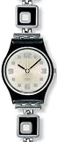 Swatch Women's Originals LB160G Black Stainless-Steel Swiss Quartz Watch with White Dial