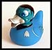 GLOW IN THE DUCK DARK MISTER SPUCK LED BADEENTE ENTE WELTRAUMENTE SCIENCE FICTION