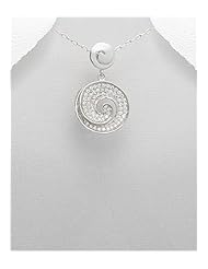 CZ Pendant Necklace In 92.5 Sterling Silver