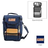 Illinois Fighting Illini NCAA Duet Wine and Cheese Tote (Navy) (Embroidered Logo)