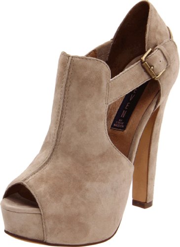 Steven by Steve Madden Women's Gallah Platform Pump,Taupe Suede,8 M US