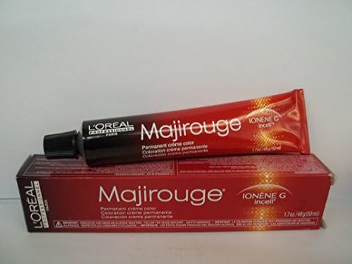 L'Oreal Professional Majirouge Ionene G Incell Permanent Creme Color - 1.7 Fl. Oz. Tubes Of Color - Shade Selection: 5.46/5CR