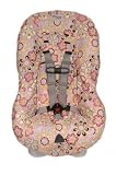 EmmaLu Designs Toddler Seat Cover In Pink Starburst